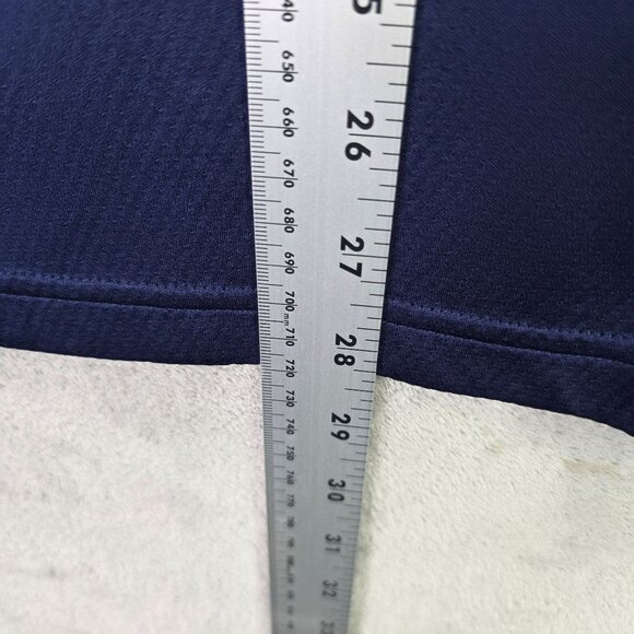 Mens Under Armour Navy 1/4 Zip Pullover Loose Fit Shirt Blitz United Soccer XL - Picture 6 of 8